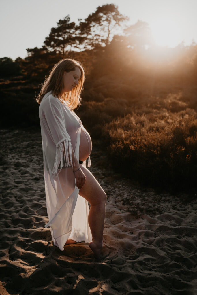 Puur en intieme zwangerschapsshoot