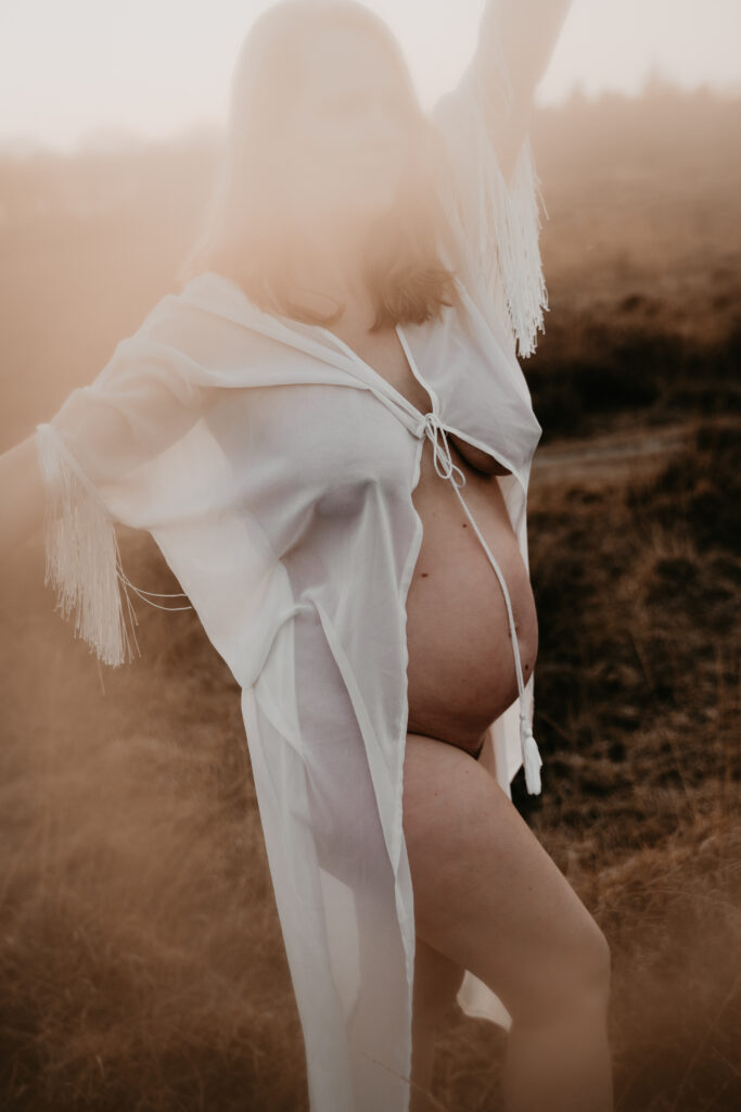 Puur en intieme zwangerschapsshoot