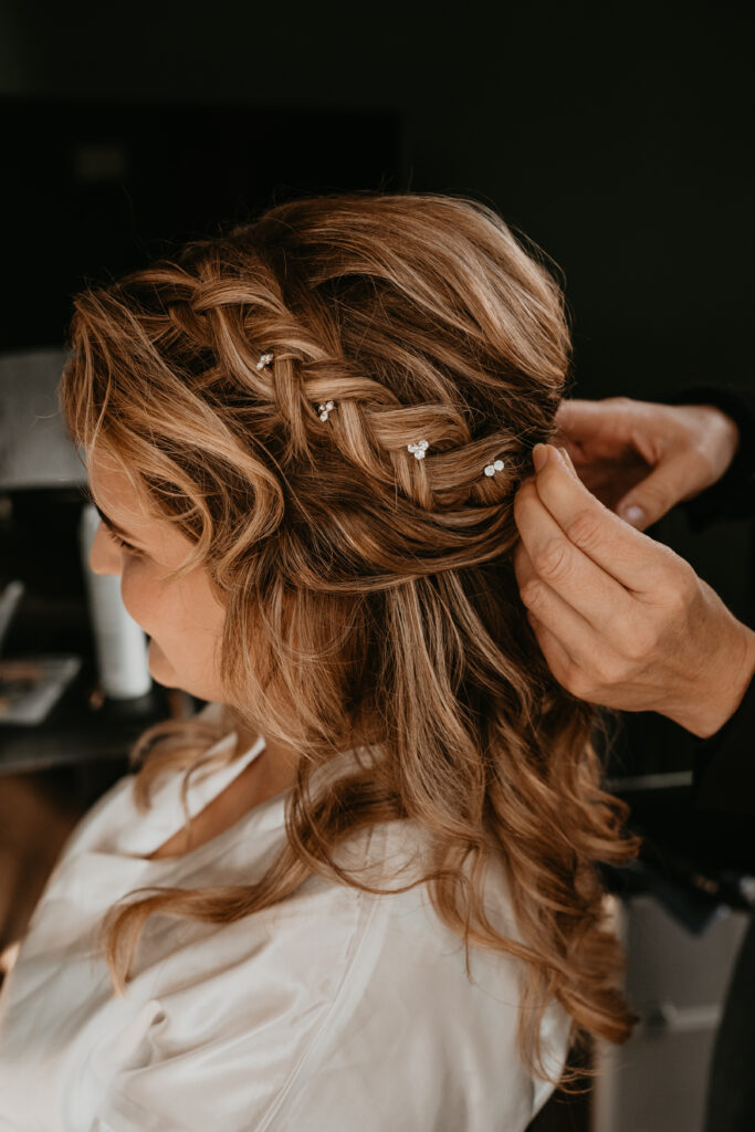 Getting ready, bruiloft, drenthe