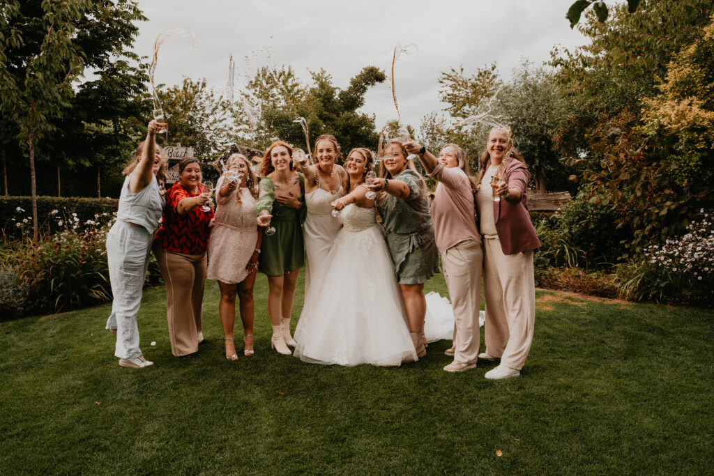 Groepsfoto, trouwfotograaf, Drenthe